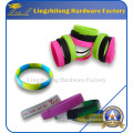 Bandes de bracelets en caoutchouc de bracelet de silicone pour la partie